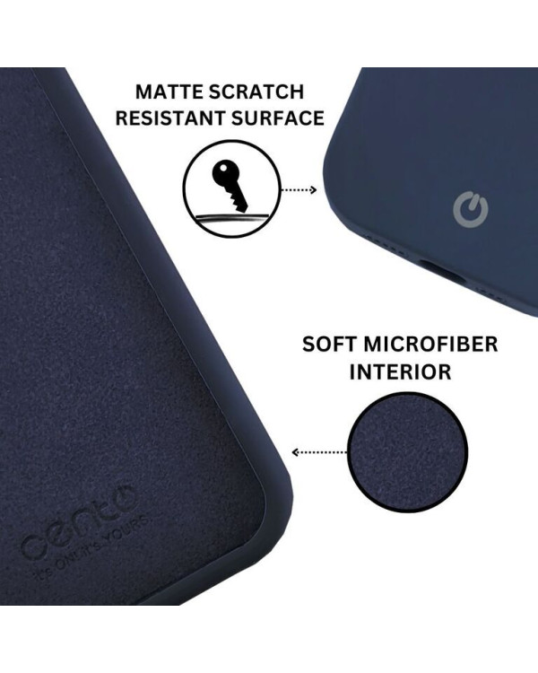 CENTO Case Rio Apple Iphone 12/12Pro Space Blue (Silicone) CENTO Case Rio Apple Iphone 12/12Pro Space Blue (Silicone)