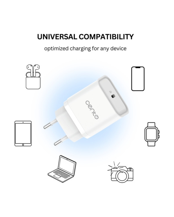 CENTO Wall Adapter P219 FAST (GaN) TypeC 35W