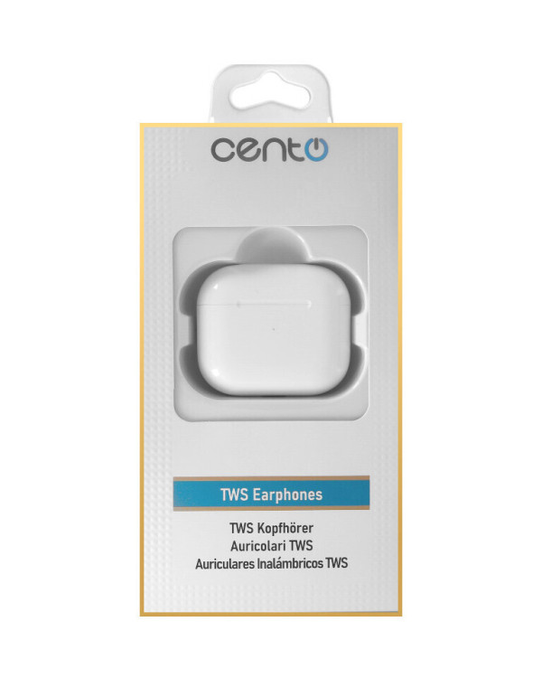 CENTO TWS Earphones T100 White