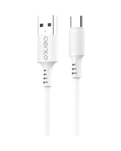 Cable CENTO C103 FAST TypeC-USB White (2m)