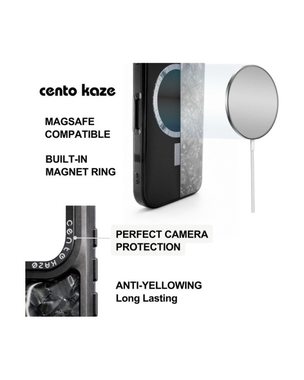 CENTO-K Case Carbon Iphone 17Pro (3m Magsafe) B3
