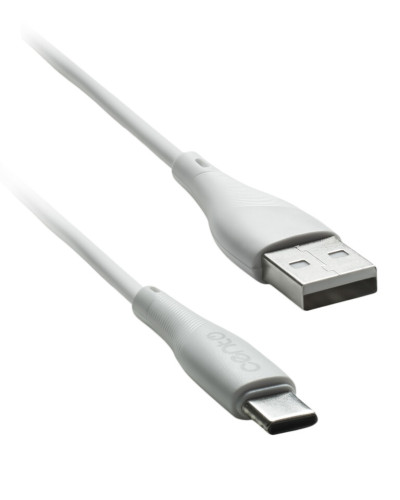 CENTO Cable C101 TypeC-USB (1m,3A) Silicone White