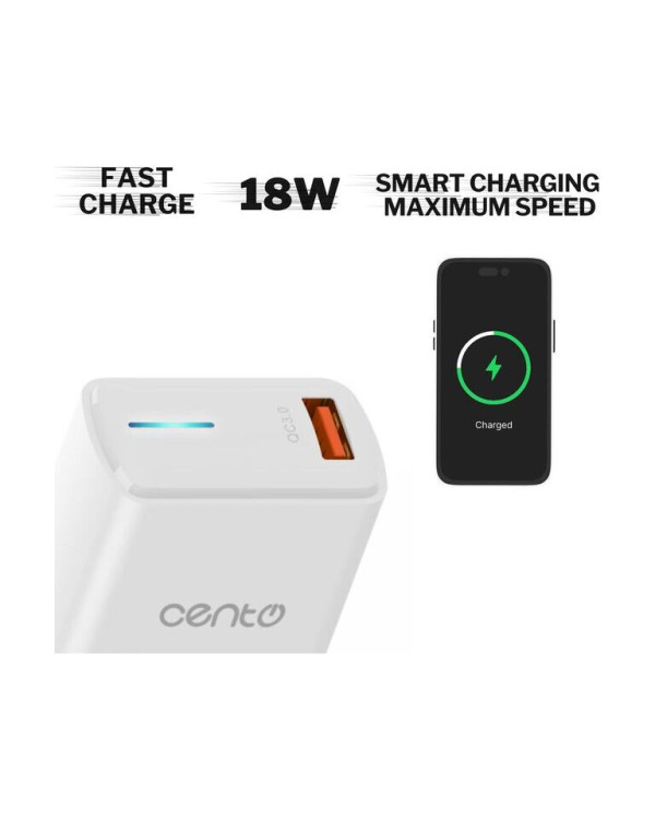 CENTO Wall Adapter P211 FAST USB 18W CENTO Wall Adapter P211 FAST USB 18W