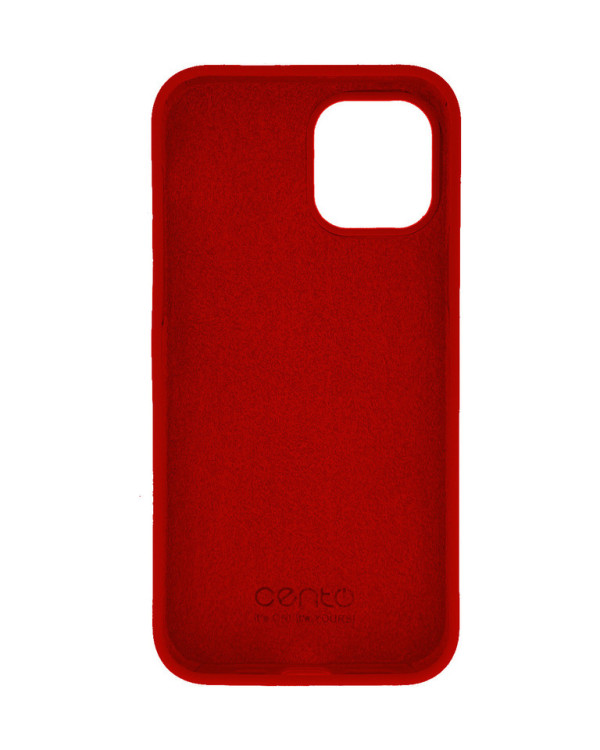CENTO Case Rio Apple Iphone 12/12Pro Cherry Red (Silicone)