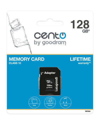 CENTO Card MicroSD C10 128GB