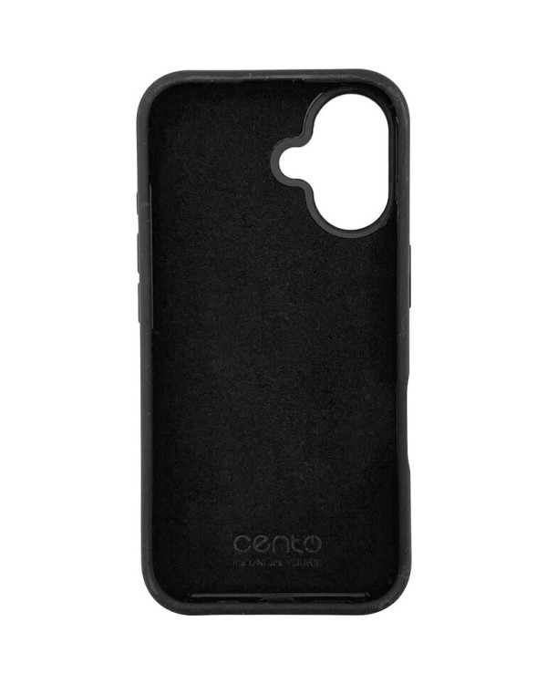 CENTO Case Rio Apple Iphone 16 Black (Silicone)