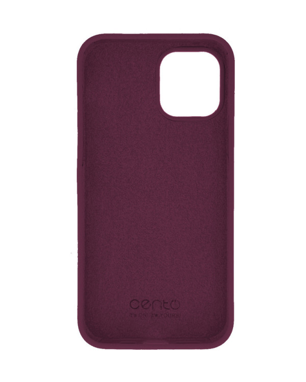 CENTO Case Rio Apple Iphone 13 Sangria Red (Silicone)