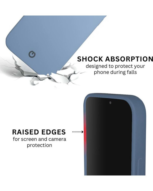 CENTO Case Rio Apple Iphone 14Plus Sky Blue (Silicone) CENTO Case Rio Apple Iphone 14Plus Sky Blue (Silicone)