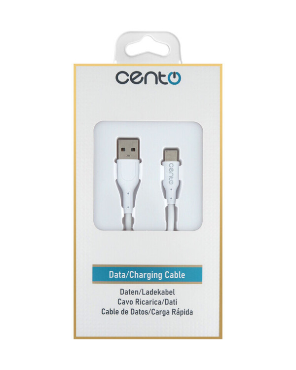Cable CENTO C101 FAST TipC-USB White Cable CENTO C101 FAST TipC-USB White
