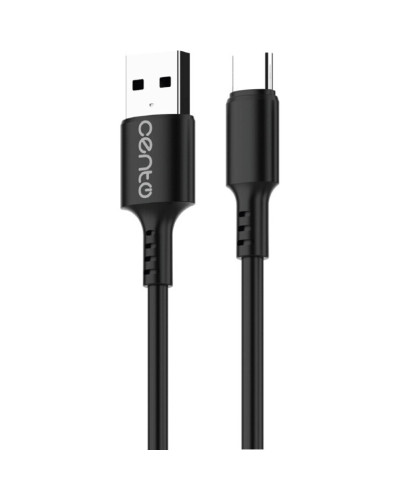 CENTO Cable C100 FAST TypeC-USB Black