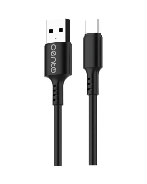 CENTO Cable C100 FAST TypeC-USB Black