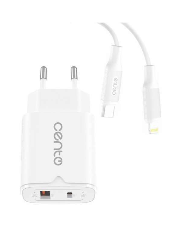 CENTO Wall Charger P216 FAST Iphone (TypeC+USB 30W)