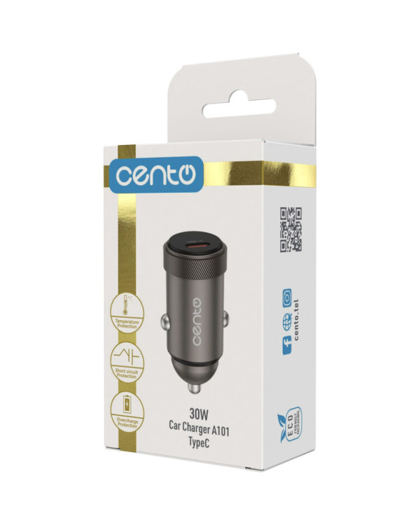 CENTO Car Adapter A101 TypeC 30W CENTO Car Adapter A101 TypeC 30W