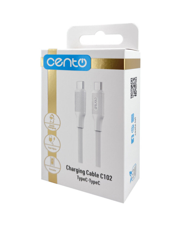 Cable CENTO C102 FAST TypeC-TypeC White