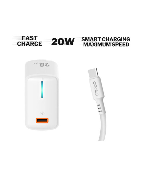 CENTO Wall Charger P214 FAST TypeC (TypeC 20W)