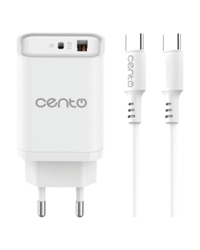 CENTO Wall Charger P220 FAST (Gan) TypeC (TypeC+USB 45W)