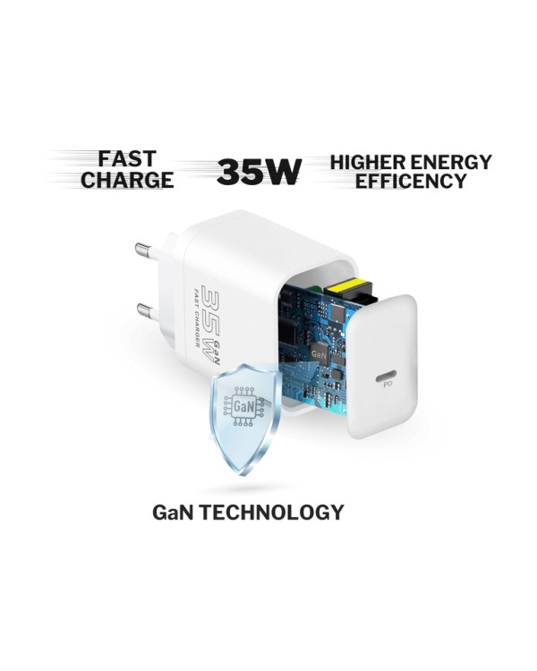 CENTO Wall Adapter P219 FAST (GaN) TypeC 35W