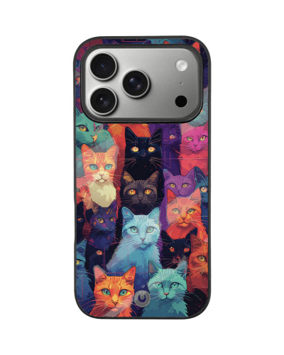 CENTO-K Case Neon Meow Iphone 17Pro (1m) F1