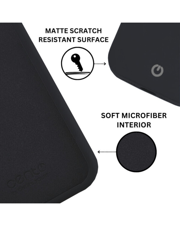 CENTO Case Rio Xiaomi Redmi A1/A2 Black (Silicone) CENTO Case Rio Xiaomi Redmi A1/A2 Black (Silicone)