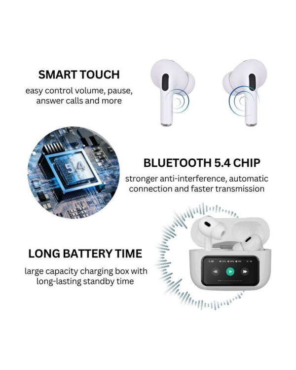 CENTO TWS Earphones T102 LCD