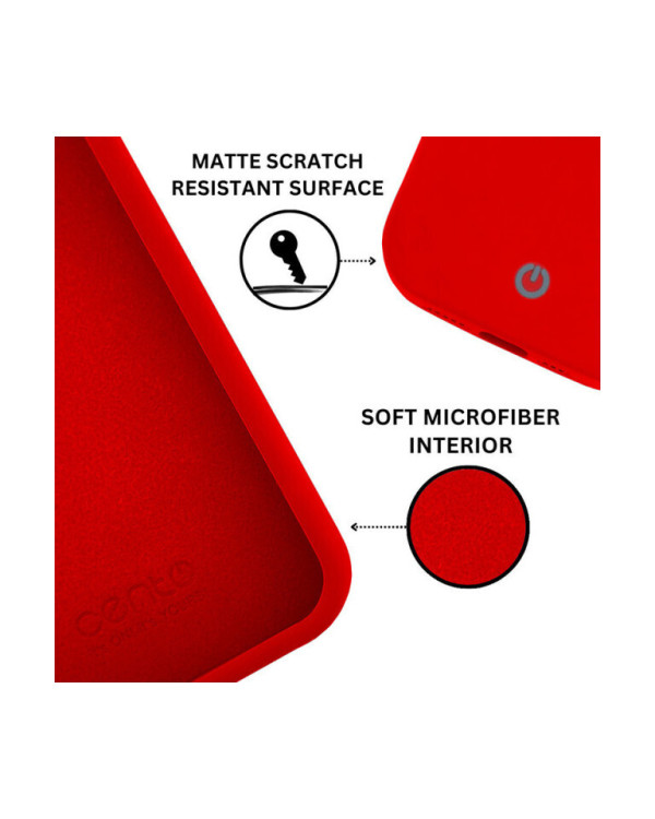 CENTO Case Rio Samsung A06 Scarlet Red (Silicone) CENTO Case Rio Samsung A06 Scarlet Red (Silicone)