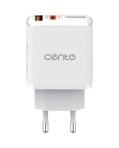 CENTO Wall Adapter P216 FAST TypeC+USB 30W