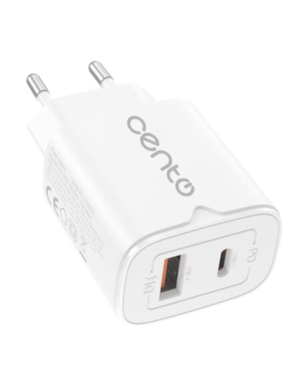 CENTO Wall Adapter P216 FAST TipC+USB 30W