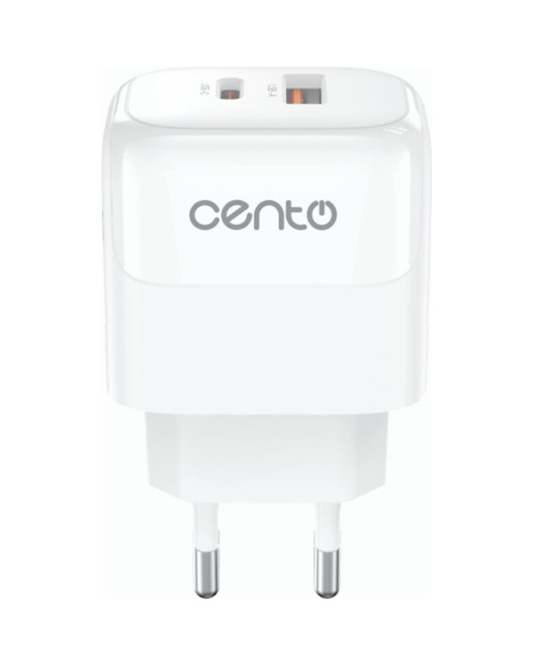 CENTO Wall Adapter P216 FAST TypeC+USB 30W