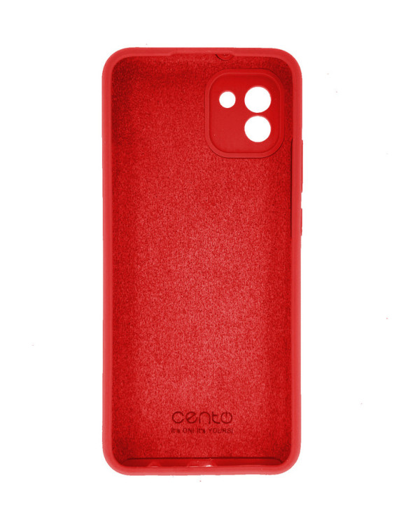 CENTO Case Rio Samsung A03 Scarlet Red (Silicone)