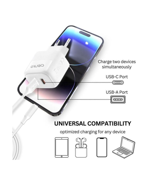 CENTO Wall Charger P212 FAST Iphone (TypeC+USB 20W)