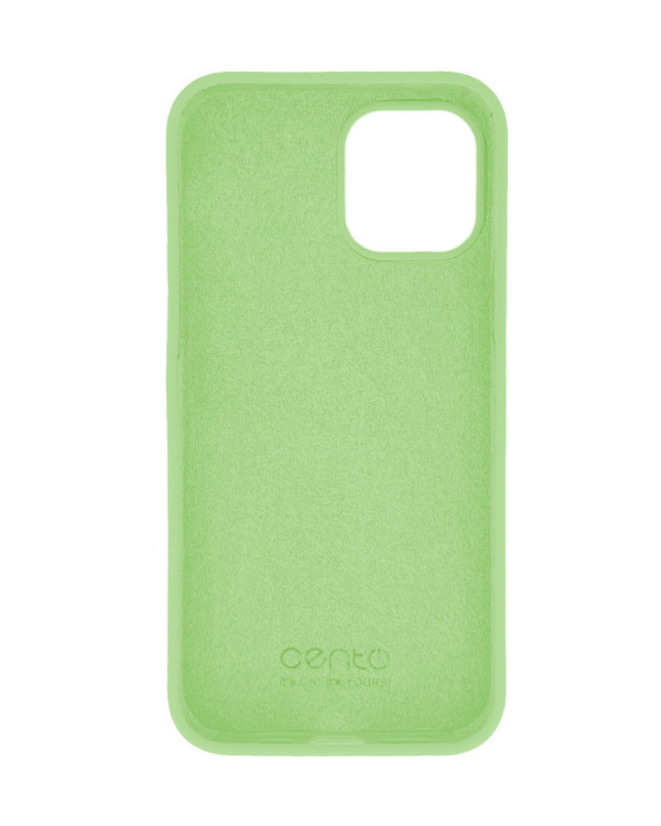 CENTO Case Rio Apple Iphone 12/12Pro Lime Green (Silicone)