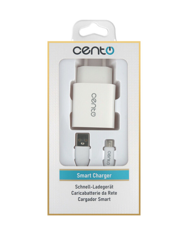 CENTO Wall Charger P212 FAST MicroUSB (TypeC+USB 20W)