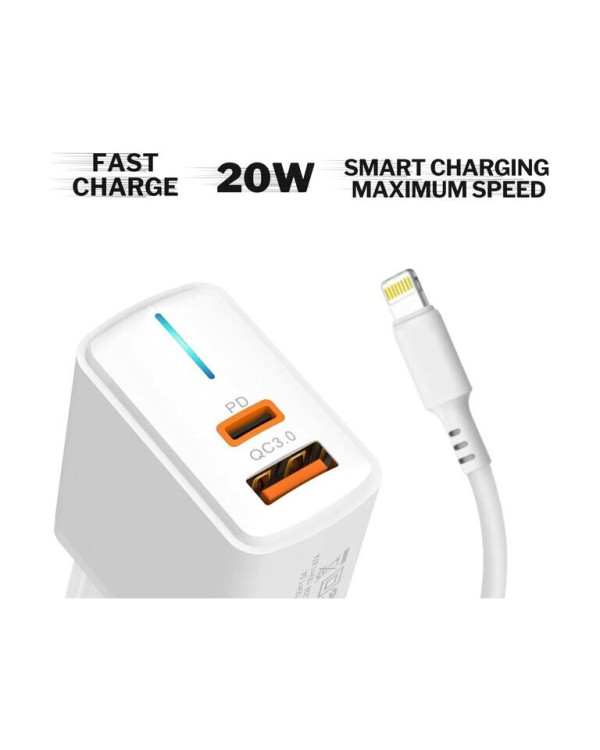 CENTO Wall Charger P212 FAST Iphone (TypeC+USB 20W) CENTO Wall Charger P212 FAST Iphone (TypeC+USB 20W)