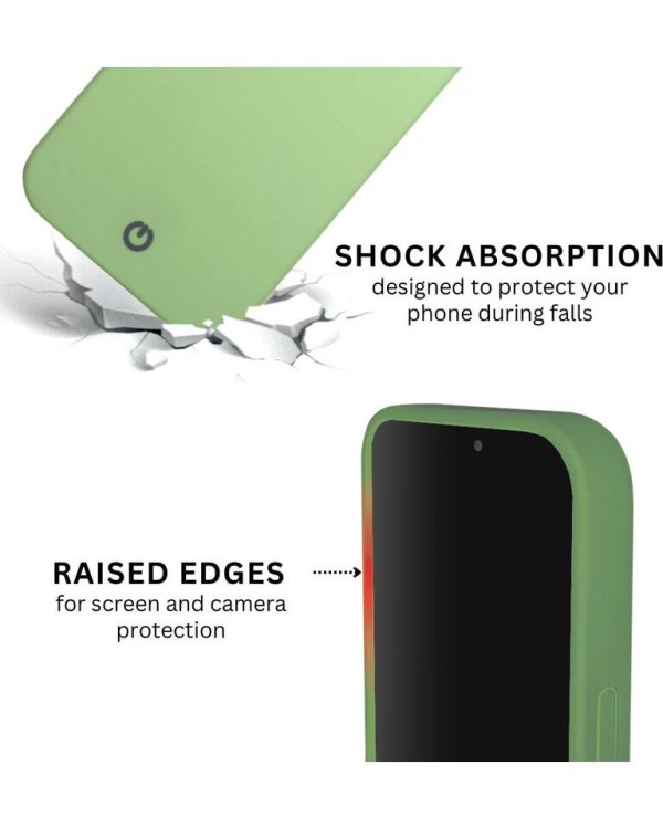 CENTO Case Rio Apple Iphone 14Plus Lime Green (Silicone)