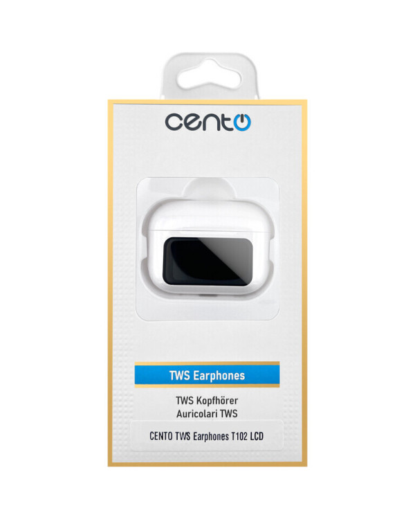 CENTO TWS Earphones T102 LCD