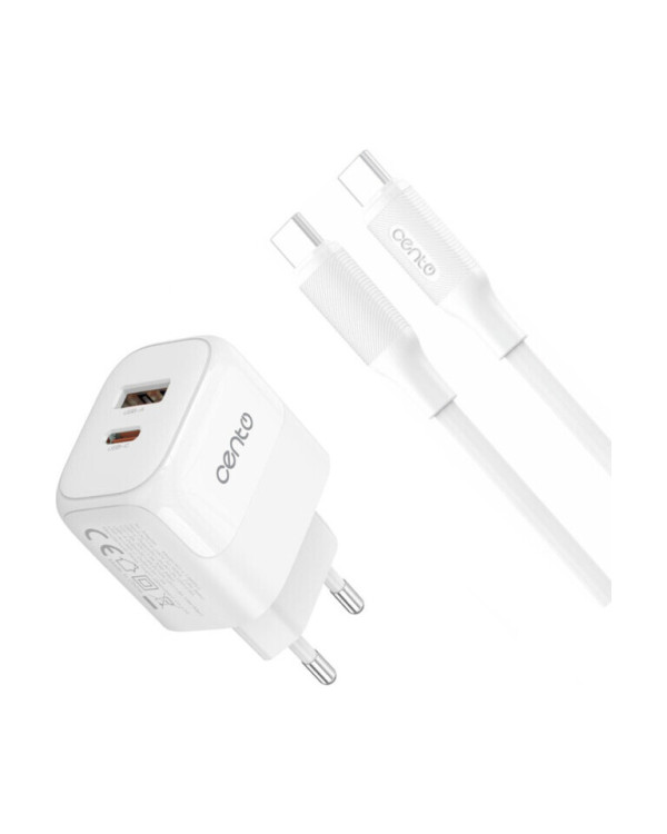 CENTO Wall Charger P216 FAST TypeC (TypeC+USB 30W)