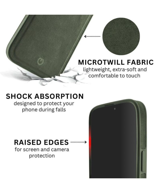CENTO Case NapaPlus Apple Iphone 15 Pine Green CENTO Case NapaPlus Apple Iphone 15 Pine Green