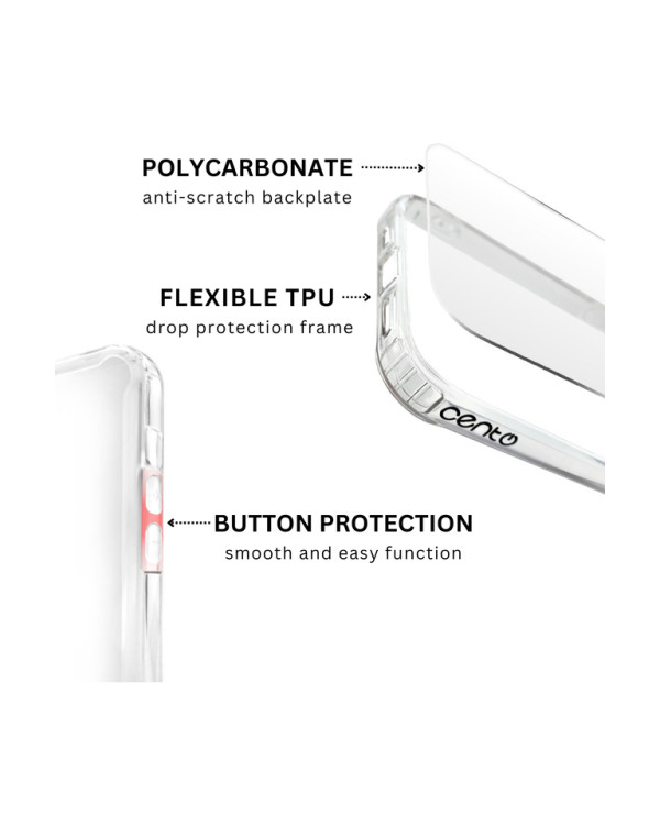 CENTO Case ComoPlus Samsung S24Ultra Transparent (Magsafe)
