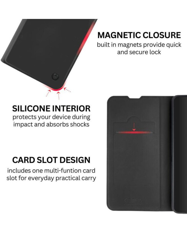 CENTO Case Soho Oppo A78 5G/A58 5G/A1X Black
