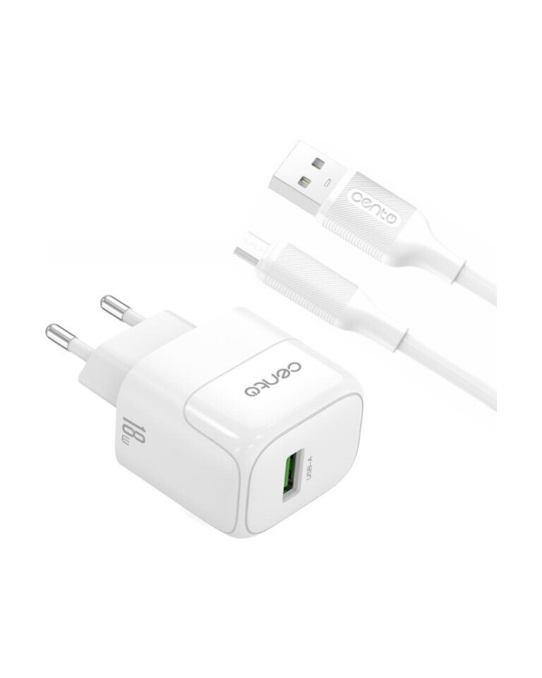 CENTO Wall Charger P211 FAST MicroUSB (USB 18W)