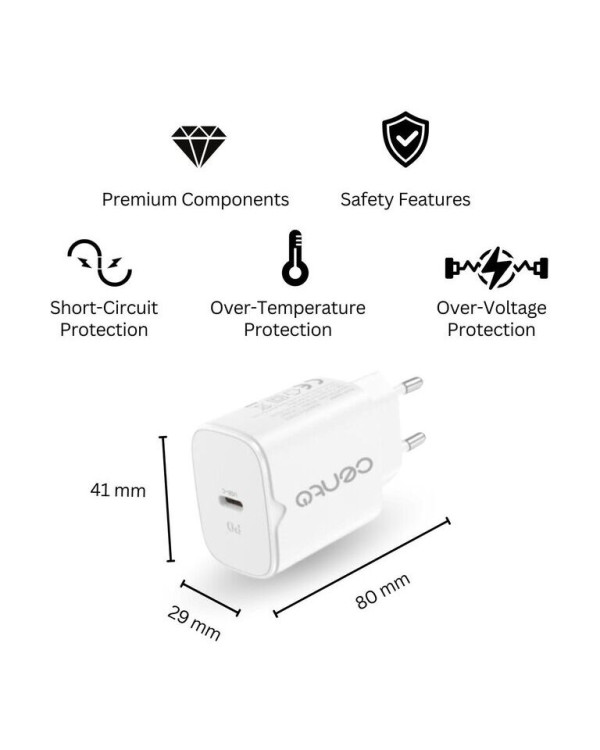 CENTO Wall Charger P215 FAST TypeC (TypeC 30W)