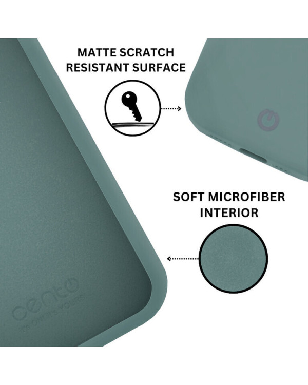 CENTO Case Rio Apple Iphone 13 Mint Green (Silicone) CENTO Case Rio Apple Iphone 13 Mint Green (Silicone)