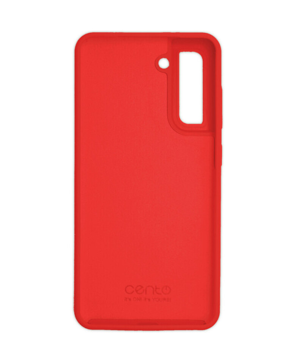 CENTO Case Rio Samsung S21FE Scarlet Red (Silicone)