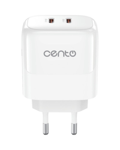 CENTO Wall Adapter P217 FAST (GaN) TypeC+TypeC 35W