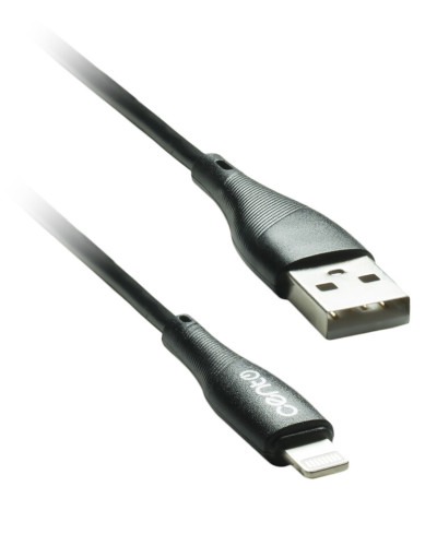 CENTO Cable C100 Iphone-USB (1m,3A) Black
