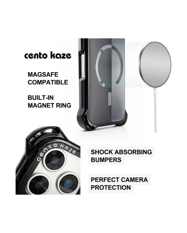 CENTO-K Case Carbon Iphone 17Pro (7.5m Magsafe) B7