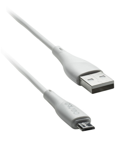 CENTO Cable C101 Micro-USB (1m,3A) Silicone White