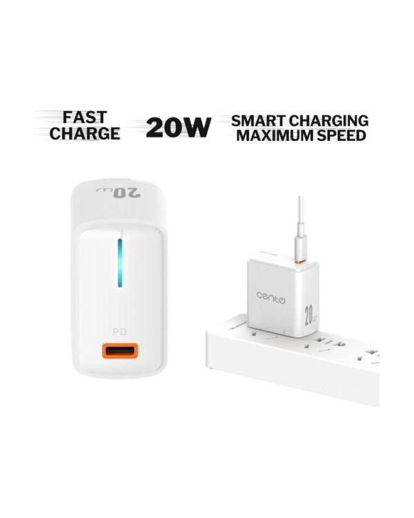 CENTO Wall Adapter P214 FAST TypeC 20W