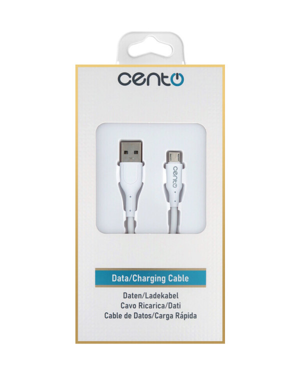 Cable CENTO C101 FAST MicroUSB-USB White