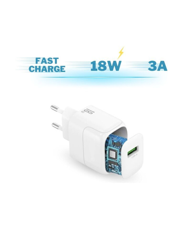 CENTO Wall Adapter P211 FAST USB 18W